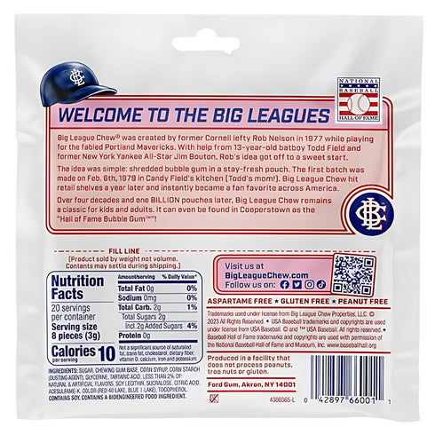 Big League Chew Canteen Pack - Pack of 96