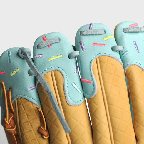 ARiA 12.75in Mint Ice Cream Outfield Glove || Absolutely Ridiculous Innovations