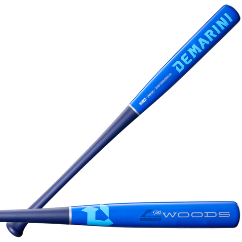 DeMarini The Woods (-3) BBCOR Wood Composite Baseball Bat || Blue