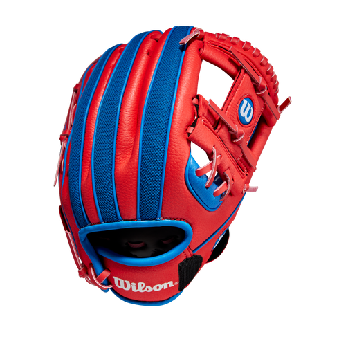 Wilson A200 Red/Royal 10in Youth Glove