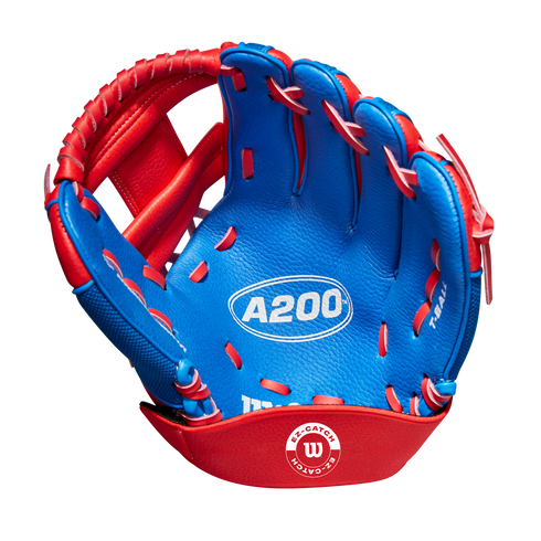 Wilson A200 Red/Royal 10in Youth Glove