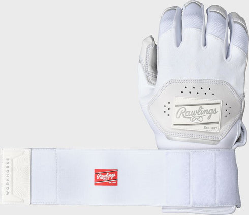 Rawlings Workhorse Compression Strap Adult Batting Gloves