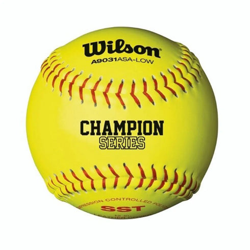 Wilson ASA 12 Inch Leather Softball - Dozen