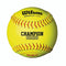 Wilson ASA 12 Inch Leather Softball - Dozen