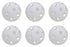 X-Plate 9 inch Plastic Wiffle Baseballs || 6 PACK