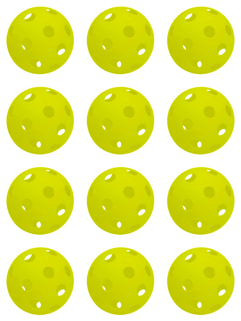 X-Plate 12 inch Plastic Wiffle Softballs || DOZEN