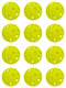 X-Plate 12 inch Plastic Wiffle Softballs || DOZEN