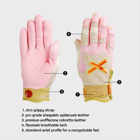 ARiA Strawberry Ice Cream Adult Batting Gloves || Absolutely Ridiculous Innovations