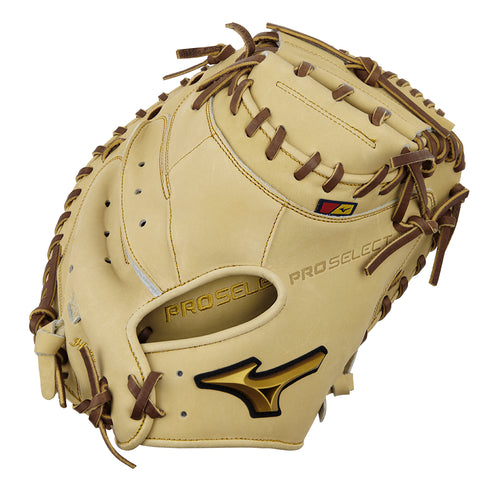 Mizuno Pro Select 33.5in Catcher's Glove || Camel GPS-20