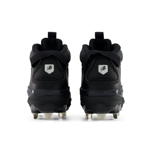 New Balance Fresh Foam 3000V8 Mid Metal Cleats - Black