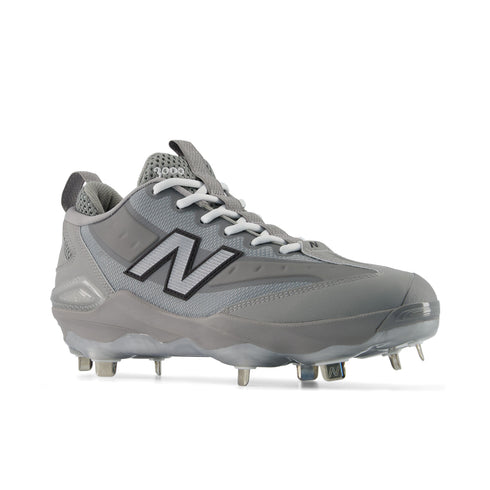 New Balance Fresh Foam 3000V8 Metal Cleats - Grey