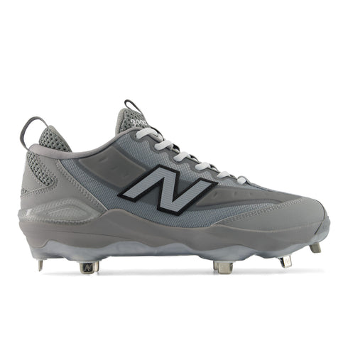 New Balance Fresh Foam 3000V8 Metal Cleats - Grey