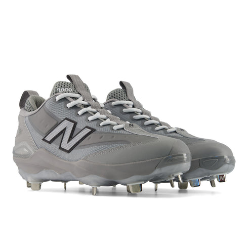 New Balance Fresh Foam 3000V8 Metal Cleats - Grey
