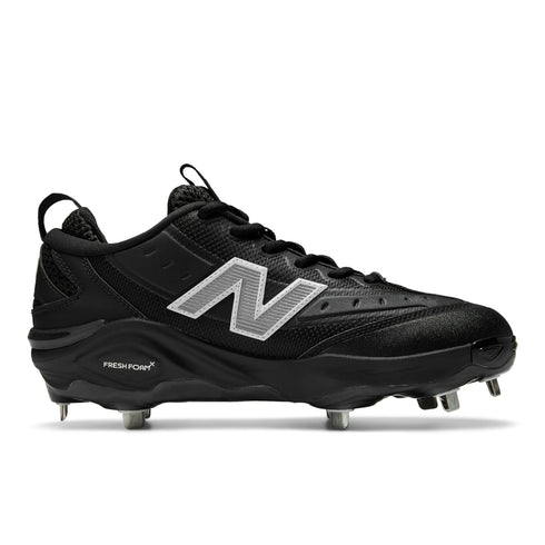 New Balance Fresh Foam 3000V8 Metal Cleats - Black