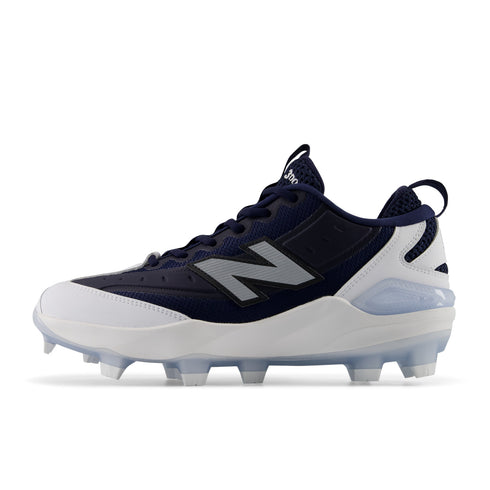 New Balance Fresh Foam 3000V8 Moulded Cleats - Navy/White