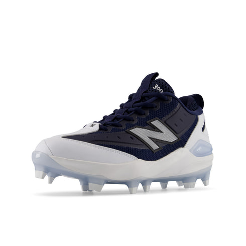 New Balance Fresh Foam 3000V8 Moulded Cleats - Navy/White