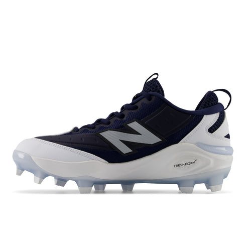 New Balance Fresh Foam 3000V8 Moulded Cleats - Navy/White