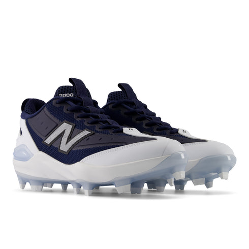 New Balance Fresh Foam 3000V8 Moulded Cleats - Navy/White