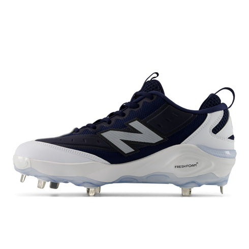New Balance Fresh Foam 3000V8 Metal Cleats - Navy