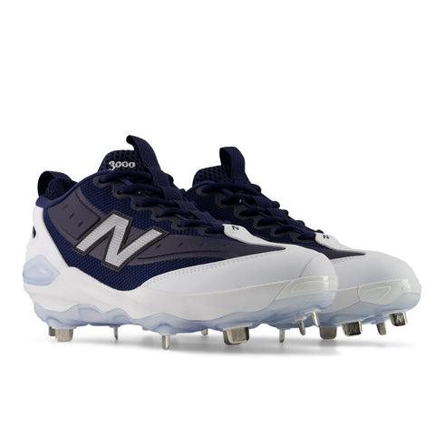 New Balance Fresh Foam 3000V8 Metal Cleats - Navy