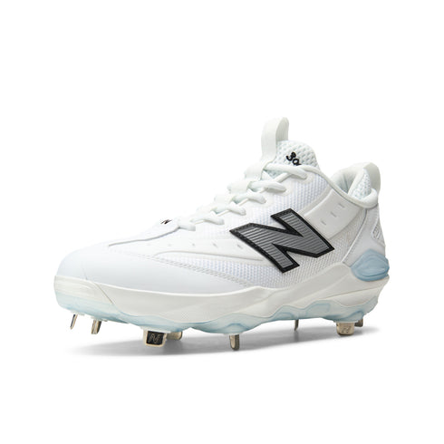 New Balance Fresh Foam 3000V8 Metal Cleats - White