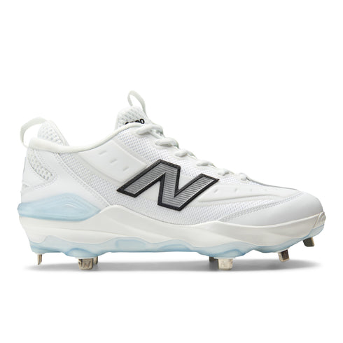New Balance Fresh Foam 3000V8 Metal Cleats - White