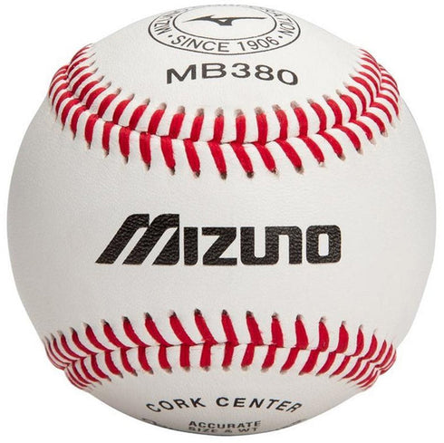 Mizuno MB380 Premium Leather Baseball || SINGLE