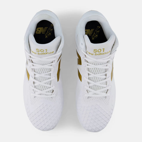 New Balance FuelCell Ohtani 1 - White/Metallic Gold