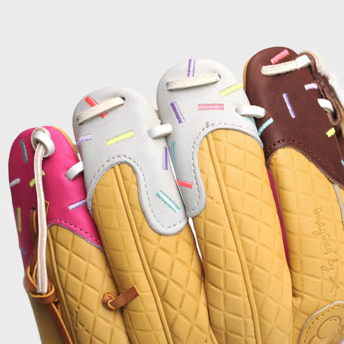 ARiA 11.75in Neopolitan Ice Cream Infield Glove || Absolutely Ridiculous Innovations