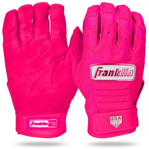 Franklin CFX FP Chrome Women Adult Batting Gloves