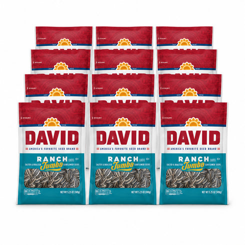 David Flavoured Sunflower Seeds Ranch - Box of 12