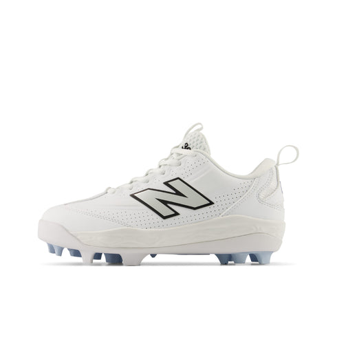 New Balance Fresh Foam 3000V8 Junior Moulded Cleats - White