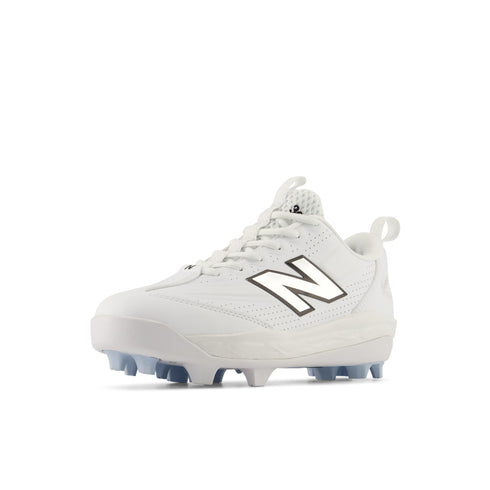New Balance Fresh Foam 3000V8 Junior Moulded Cleats - White