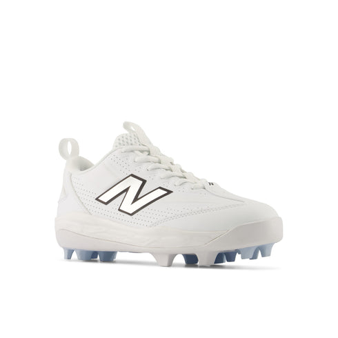 New Balance Fresh Foam 3000V8 Junior Moulded Cleats - White