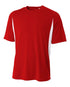 Ausport Short Sleeve Cooling Performance Color Blocked Crew