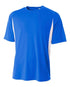 Ausport Short Sleeve Cooling Performance Color Blocked Crew