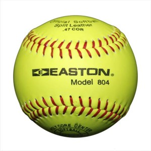 Easton 804 Solid-Core Leather 11in Softball || 6 PACK