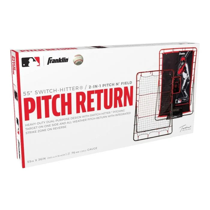 MLB® Switch Hitter Pitch Return - 55 - Black/Red - Pitch Return
