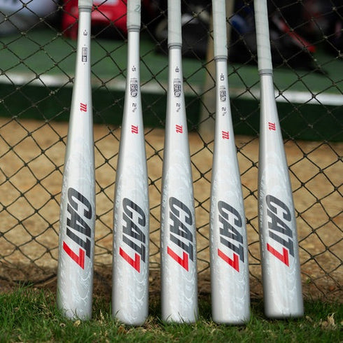 Marucci CAT7 Silver Alloy -8 USSSA Baseball Bat