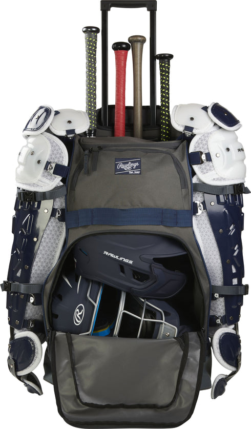 Rawlings Wheeled Catcher's Backpack || R1801