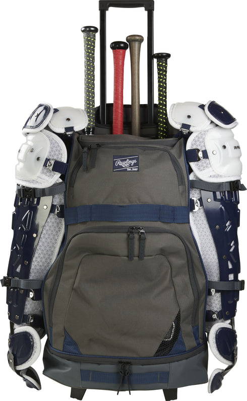 Rawlings Wheeled Catcher's Backpack || R1801