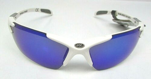 Rawlings 3 Sunglasses White with Blue Lenses