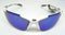 Rawlings 3 Sunglasses White with Blue Lenses