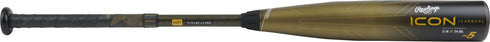 Rawlings 2023 Icon 2-Piece Composite USSSA -5 Baseball Bat