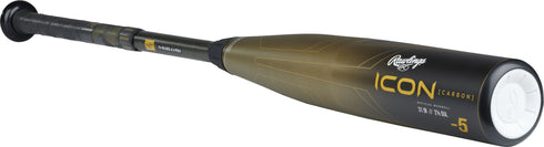 Rawlings 2023 Icon 2-Piece Composite USSSA -5 Baseball Bat