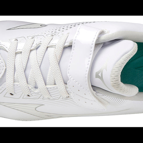 Mizuno LightRevo Junior TPU Moulded Cleats - White/White