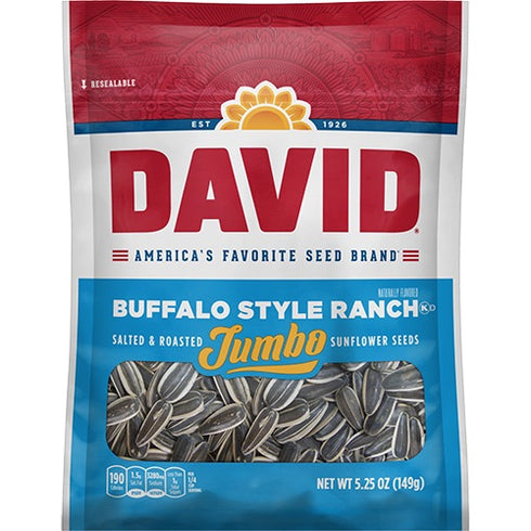 David Flavoured Sunflower Seeds Buffalo Ranch - 5.25oz