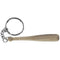 Mini Wood Bat Keyring 3"