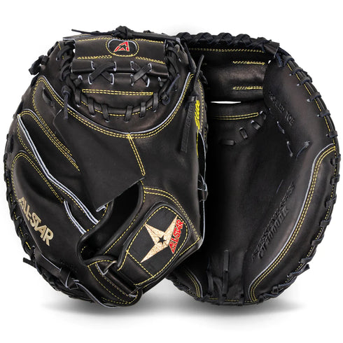 All-Star Pro-Elite Solid Black 35in Catcher's Glove || CM3000BK