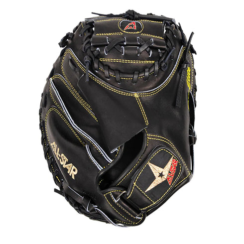 All-Star Pro-Elite Solid Black 35in Catcher's Glove || CM3000BK